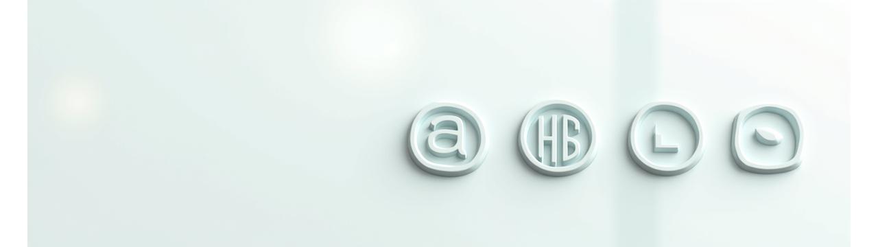 Icone di certificazioni industriali europee per il vetro architettonico.